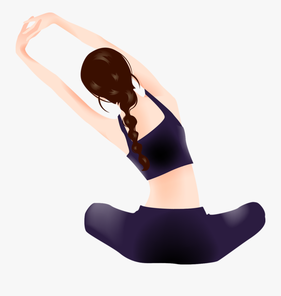 Fitness Clipart Pilates - Sitting, Transparent Clipart