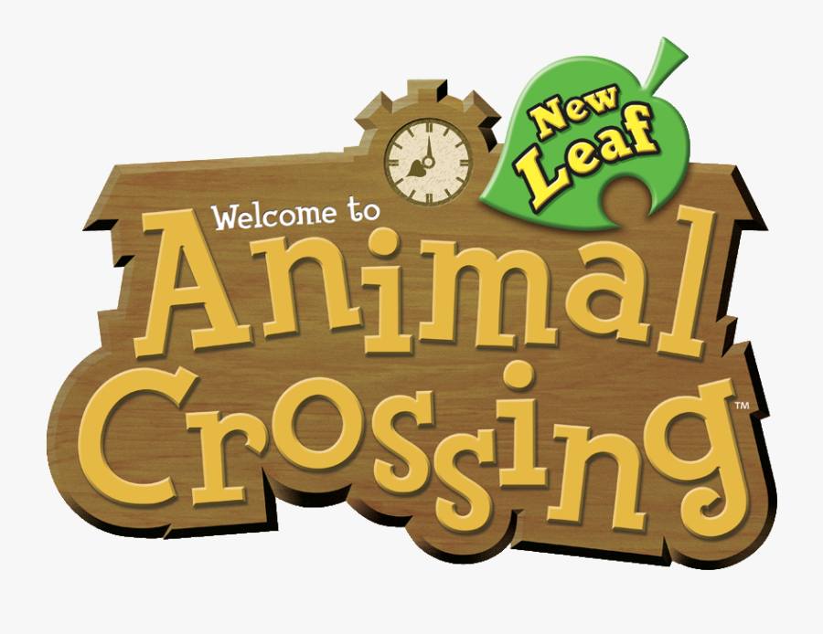 Clip Art Image New Leaf Logo - Logo Animal Crossing New Leaf, Transparent Clipart