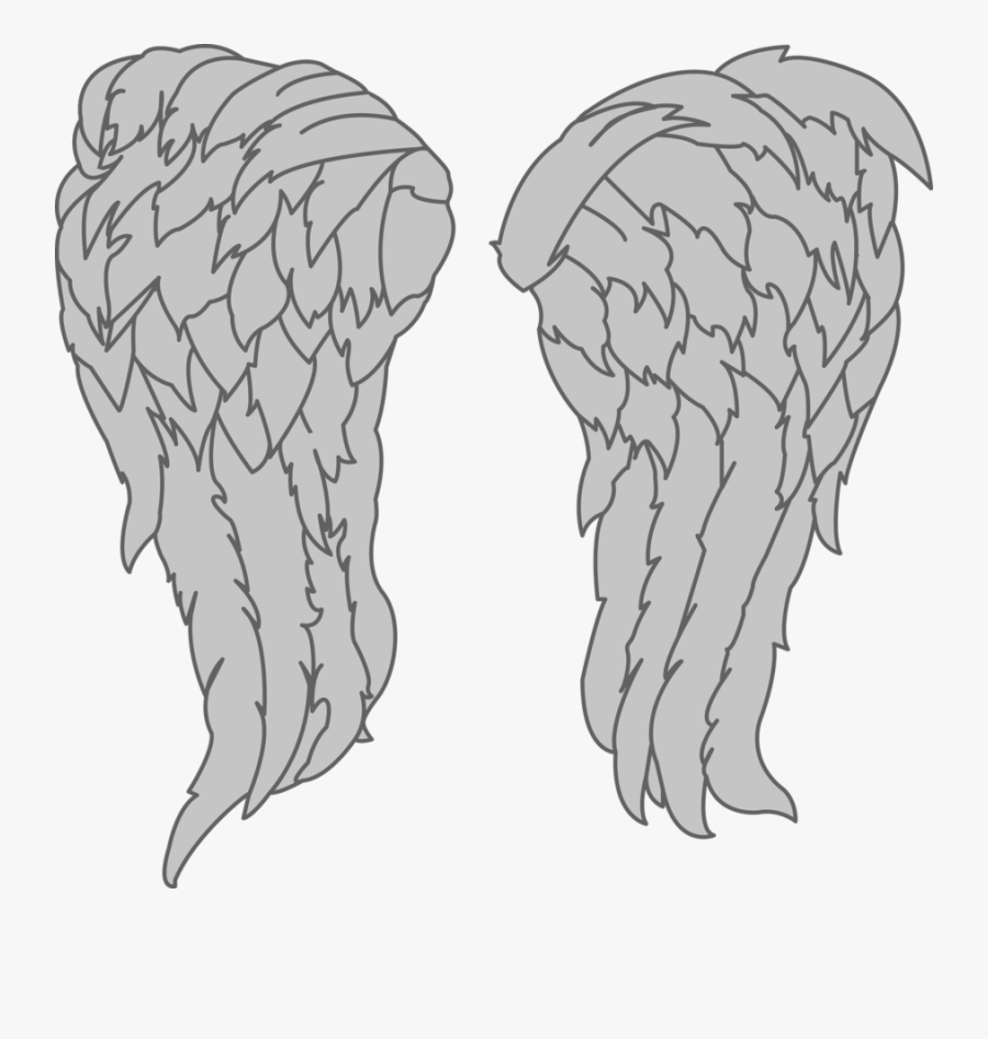 Walking Dead Daryl Wings Png, Transparent Clipart