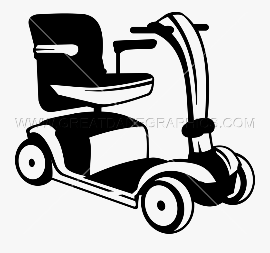 Scooter Clipart Motor Vehicle - Mobility Scooter, Transparent Clipart