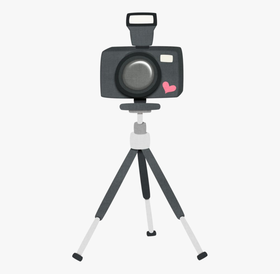 Camera On Tripod Png, Transparent Clipart