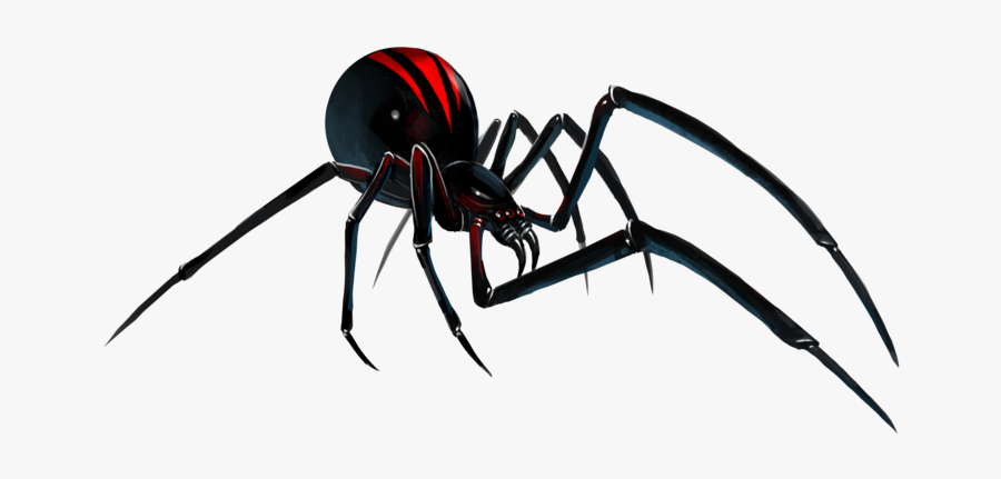 Pink Black Widow Spider, Transparent Clipart