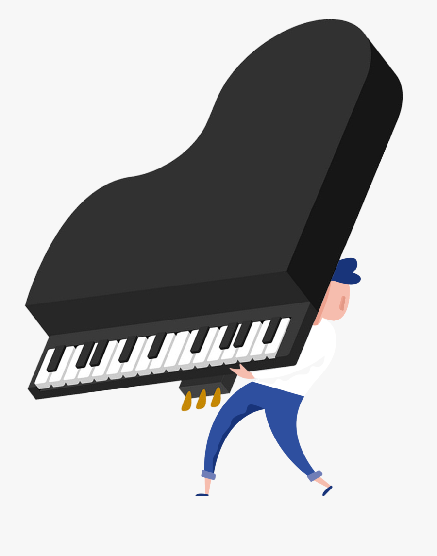 Piano & Moving Large Specialty Items - Musical Keyboard, Transparent Clipart