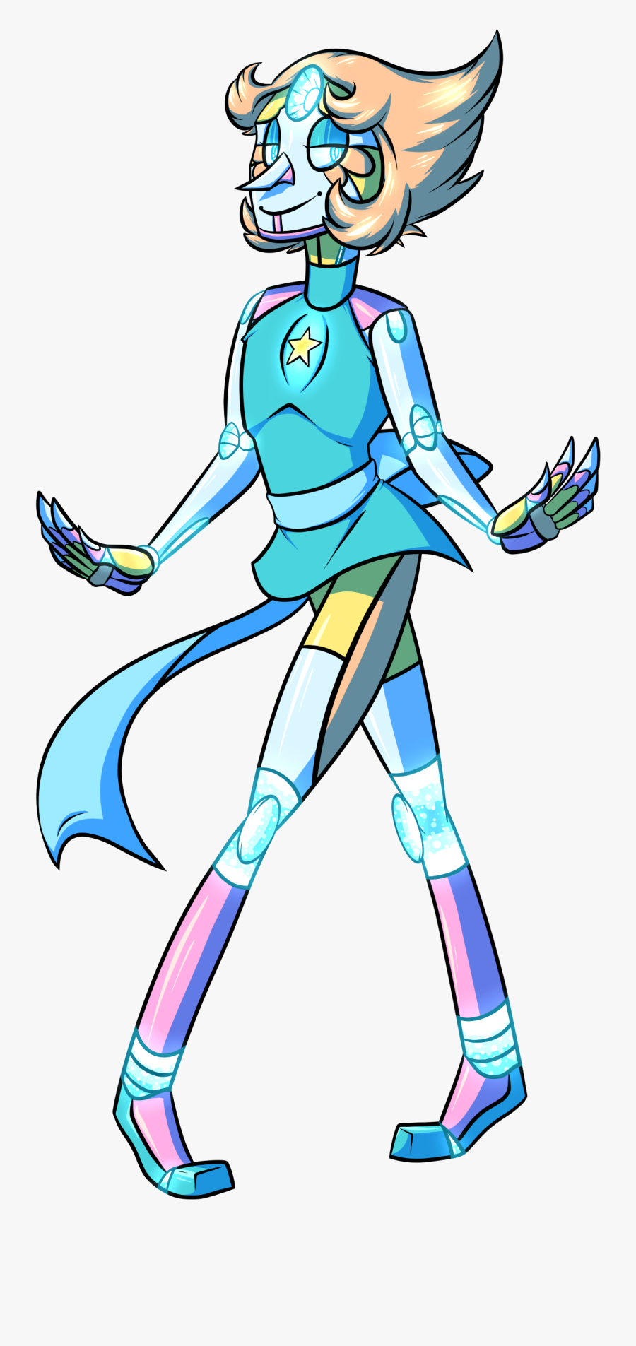 Transparent Robotic Arm Clipart - Steven Universe Robotic Versions, Transparent Clipart