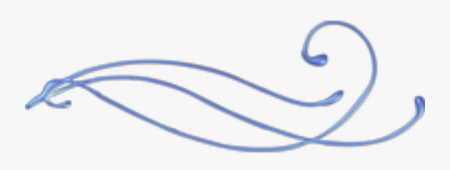 Swish Vector Swirl - Decorative Line Blue No Background ...