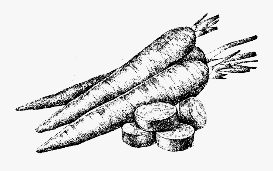 Pointillism Black And White Veg, Transparent Clipart