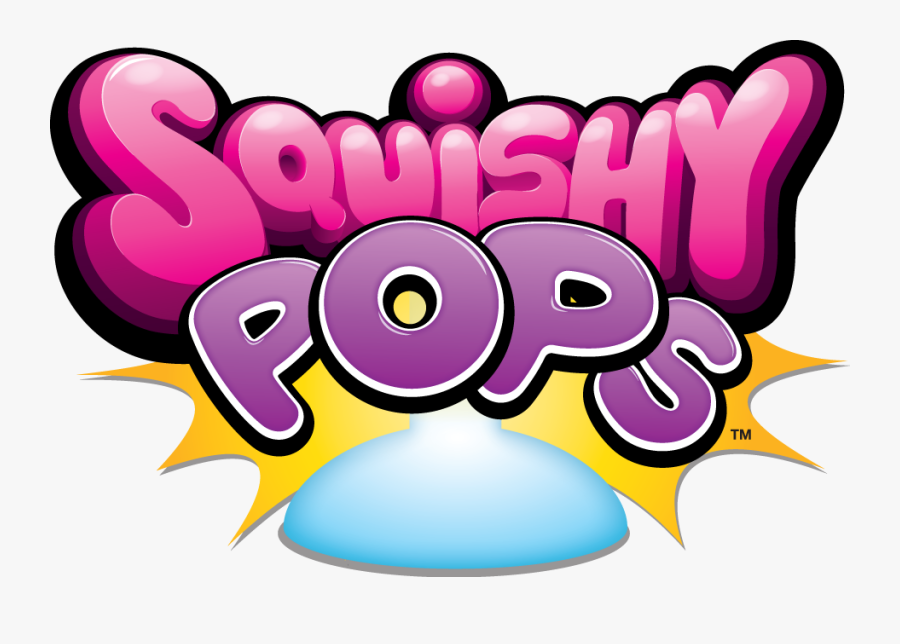 Squishy Pops Logo, Transparent Clipart
