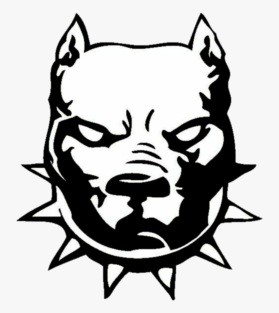 Pitbull Vector, Transparent Clipart