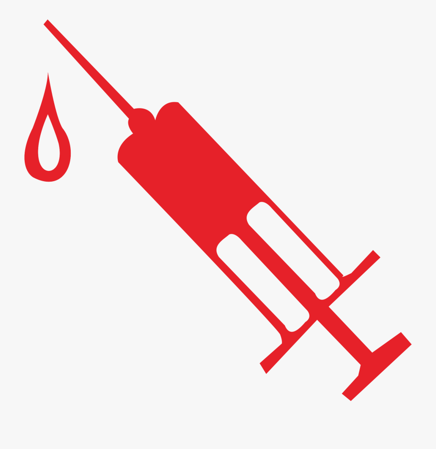 Syringe Clipart Anesthetic - Drugs Black And White Png, Transparent Clipart