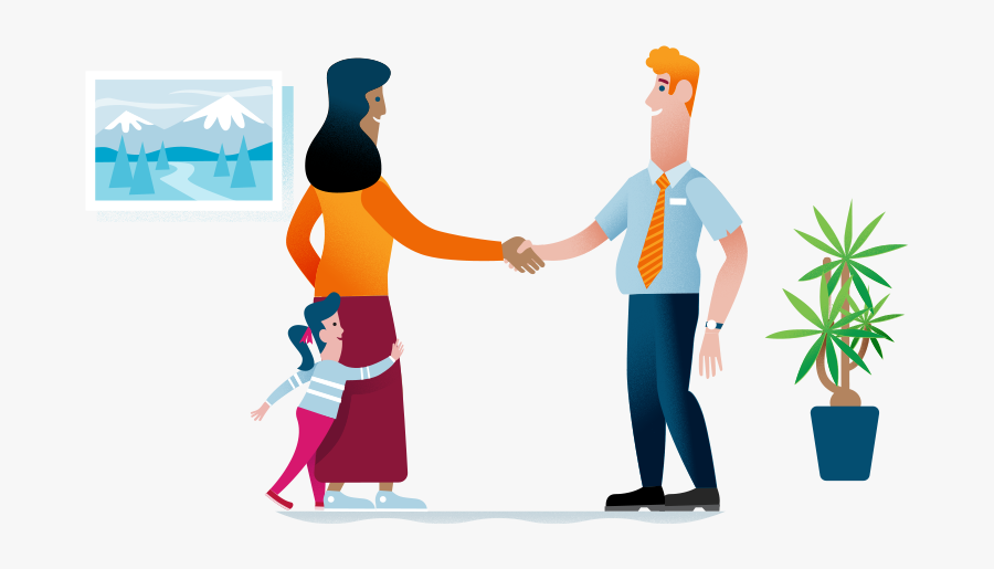 Shaking Hands - Houseplant, Transparent Clipart