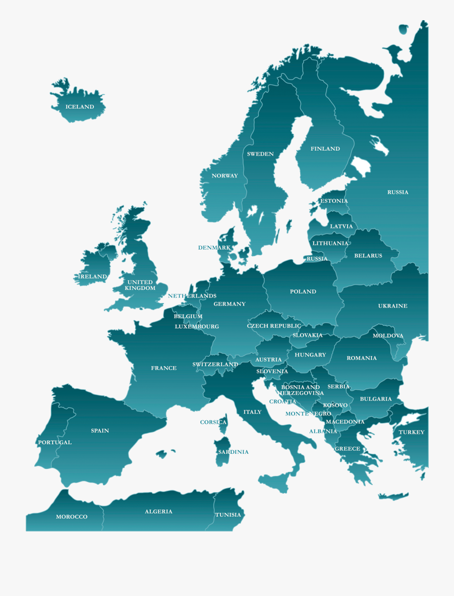 Transparent Europe Clipart - Bible Belts Of Europe, Transparent Clipart