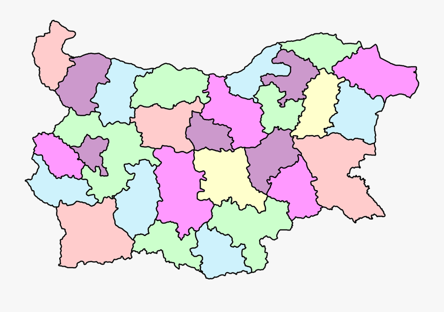 Contour Map Of Bulgaria, Transparent Clipart