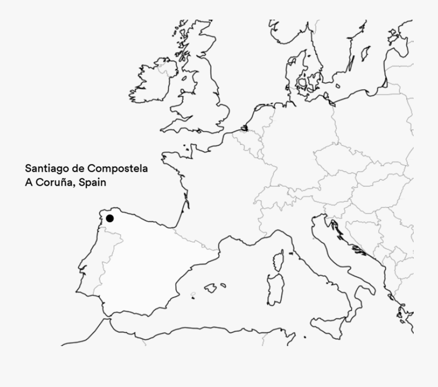 Transparent Plaza Png - Blank Physical Map Of Europe, Transparent Clipart