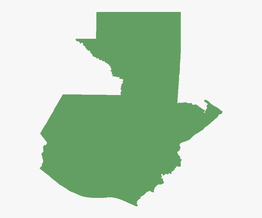 Guatemala Map Grey, Transparent Clipart