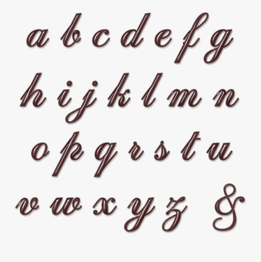 Clip Art Flores Y Letras Para - Alphabet, Transparent Clipart