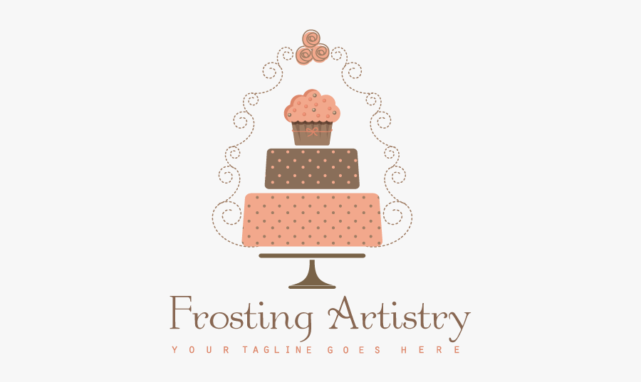 Cake Logo Design Png, Transparent Clipart
