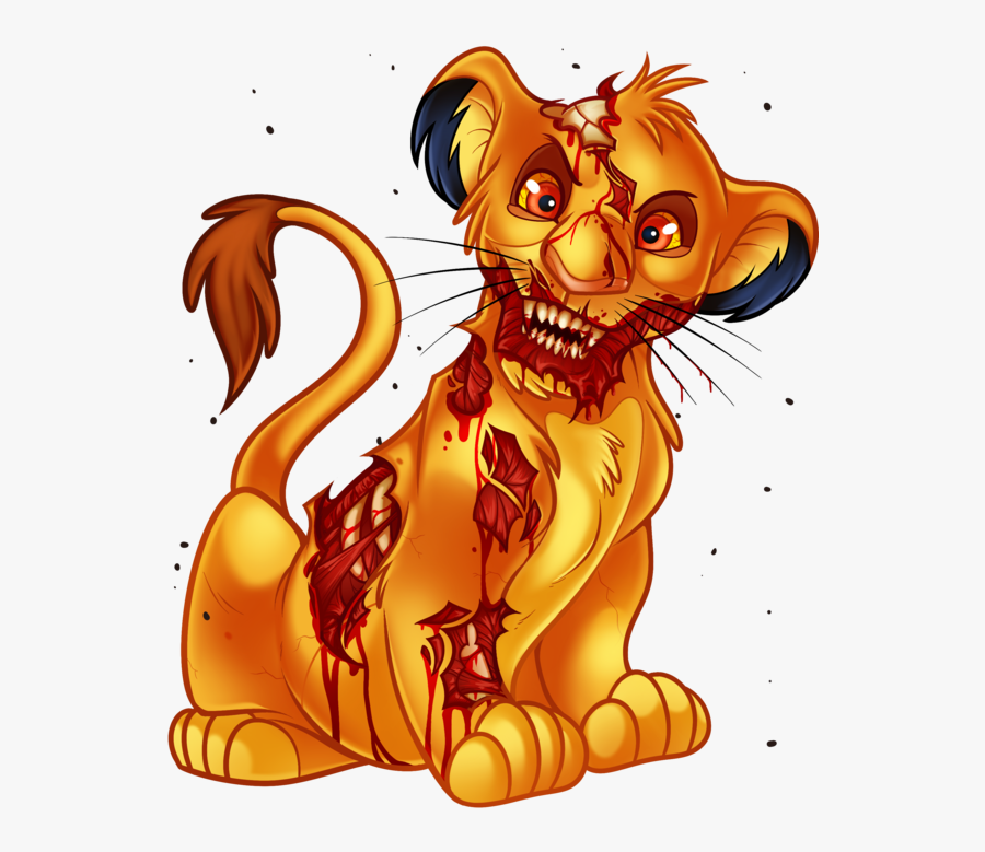 The Lion King Clipart Couple - Zombie Simba, Transparent Clipart