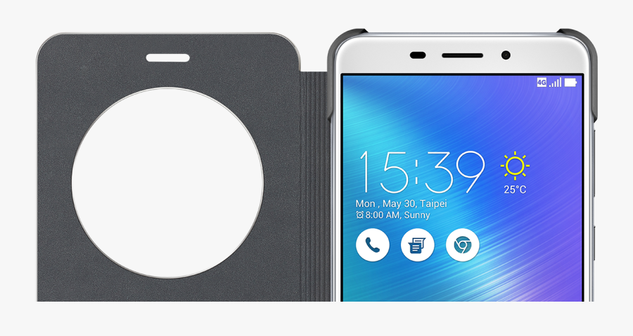 Flip Phone Png - Zenfone 3 Laser View Flip Cover, Transparent Clipart