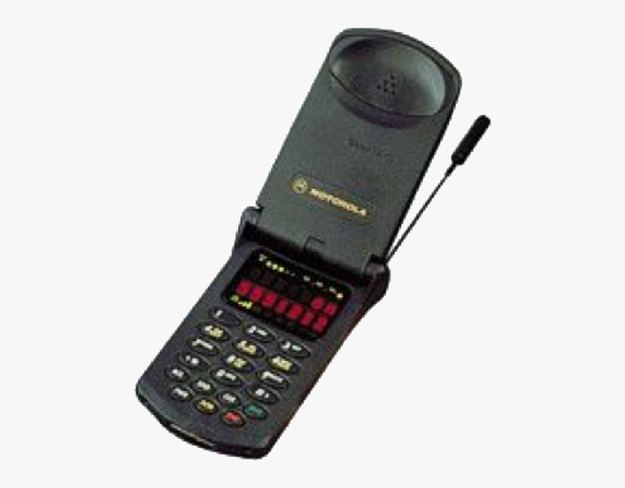 #old #retro #phone #flip #flipphone #phones #freetoedit - Motorola Startac 1996, Transparent Clipart