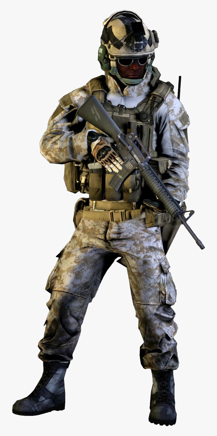Call Of Duty Modern Warfare Character Png, Transparent Clipart
