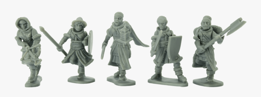 Clip Art Wargames Illustrated Mm Soldiers - Frostgrave Soldiers Ii Women, Transparent Clipart