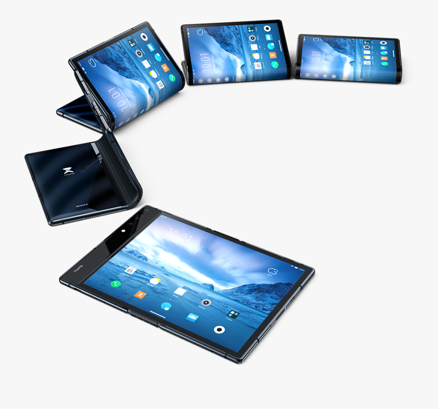 World"s First Commercial Foldable Smartphone With Flexible - Flexible Display, Transparent Clipart