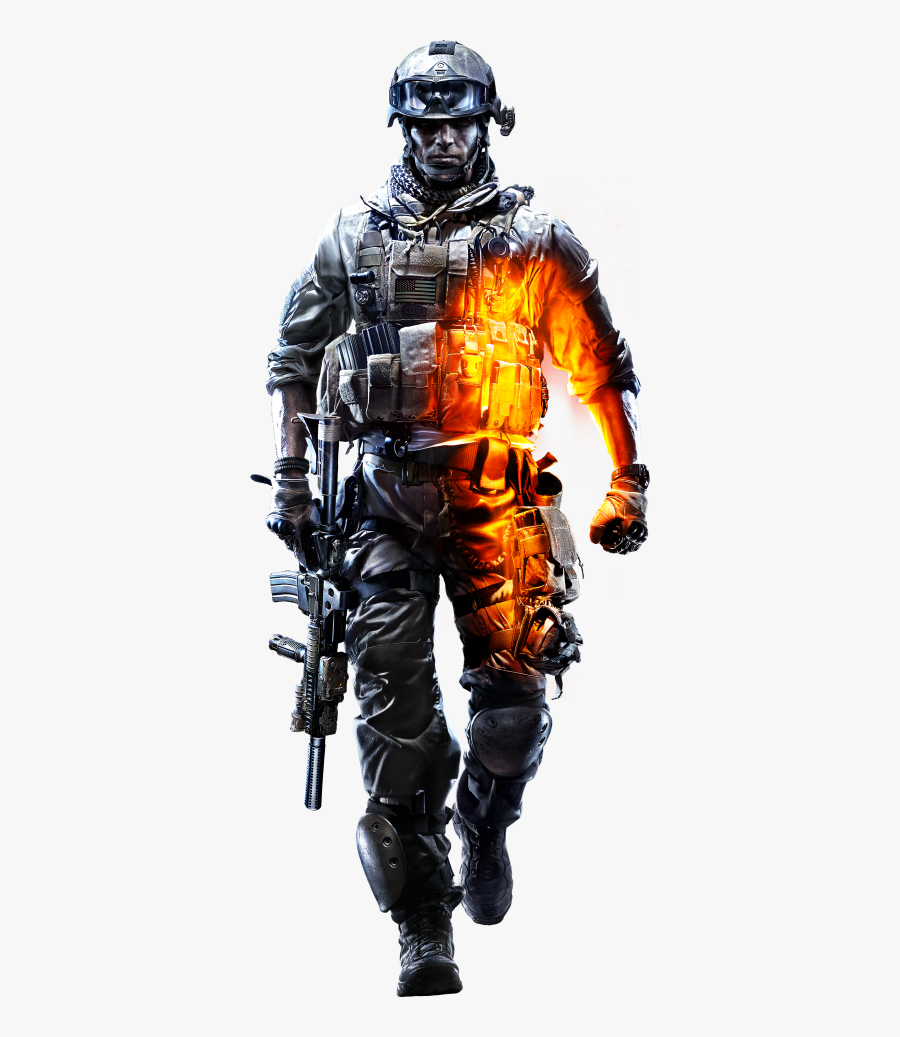 Battlefield 3 Soldier Png, Transparent Clipart