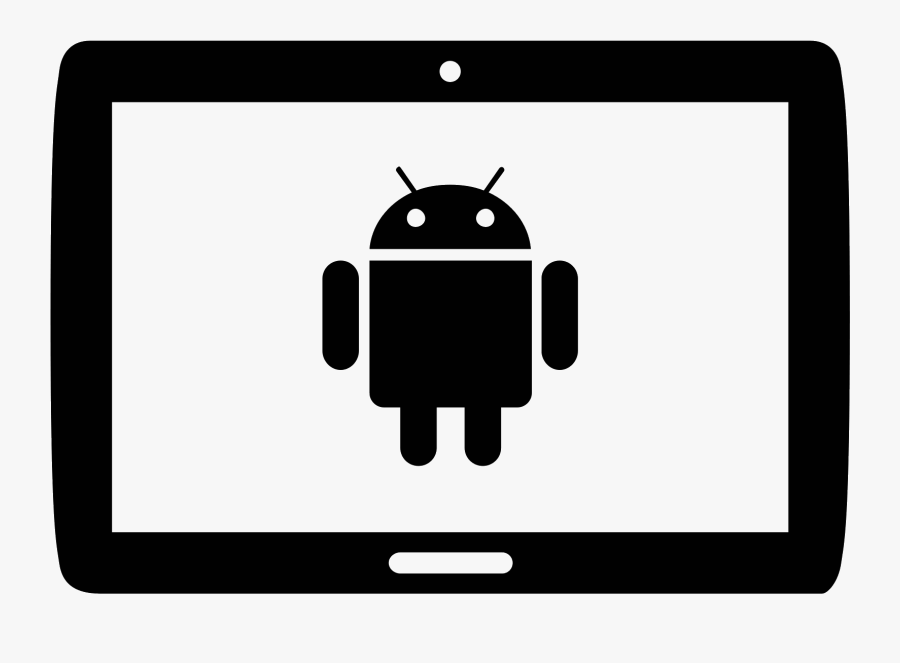 Image Black And White Stock Android Phone Clipart - Android Tablet Icon Png, Transparent Clipart