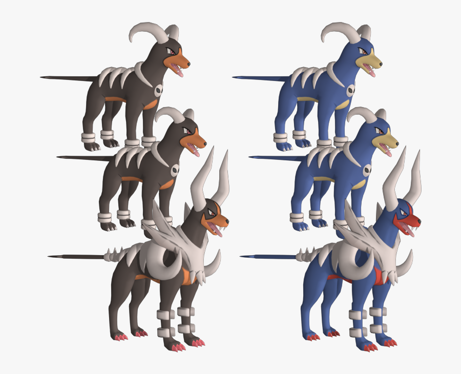 Animal Figure,clip Art,zebra,cow-goat - Female Houndoom, Transparent Clipart