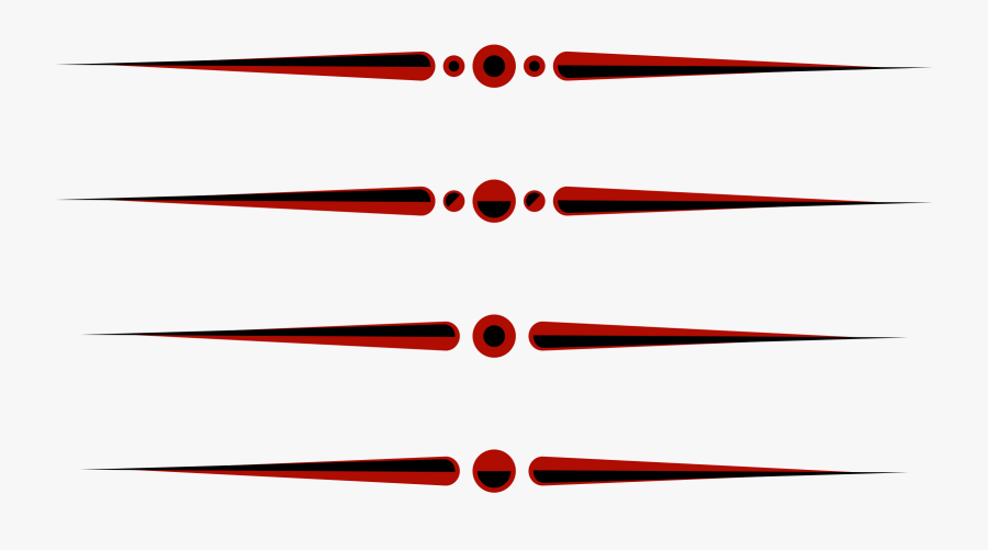 Line Clipart Separator - Carmine, Transparent Clipart