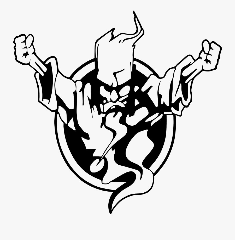 Drawing Wizard Black And White - Thunderdome Logo, Transparent Clipart