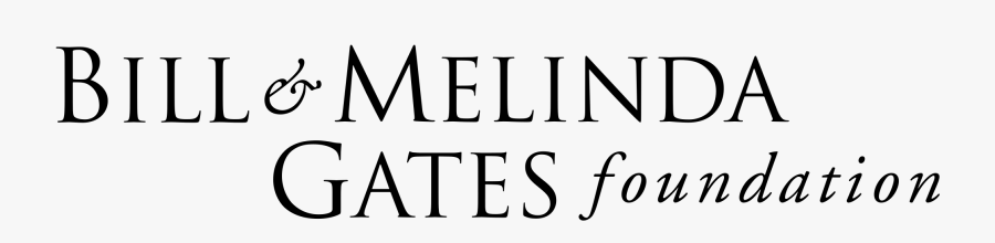 Bill Gates Foundation Logo, Transparent Clipart