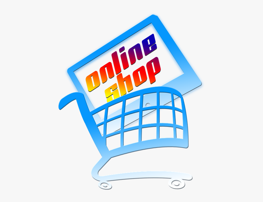 Supermarket Clipart Illustration - Online Shopping Logo Png, Transparent Clipart