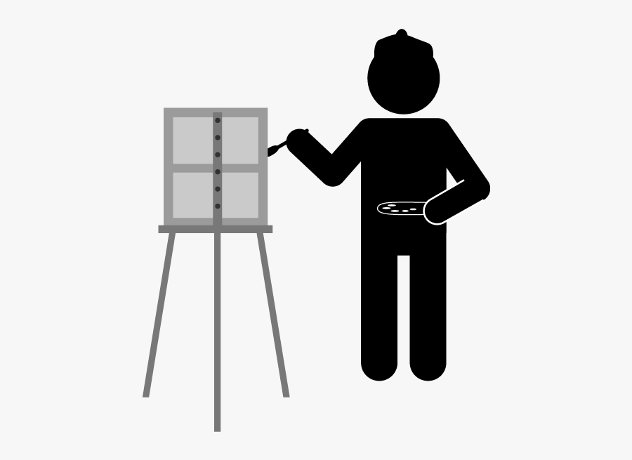 ピクトグラム 画家, Transparent Clipart