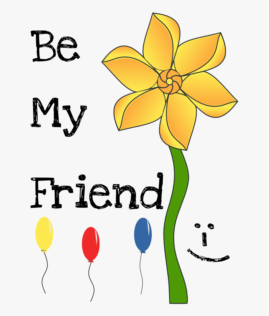 Happiness Clipart Healthy Friendship - Can We Make Friends, Transparent Clipart