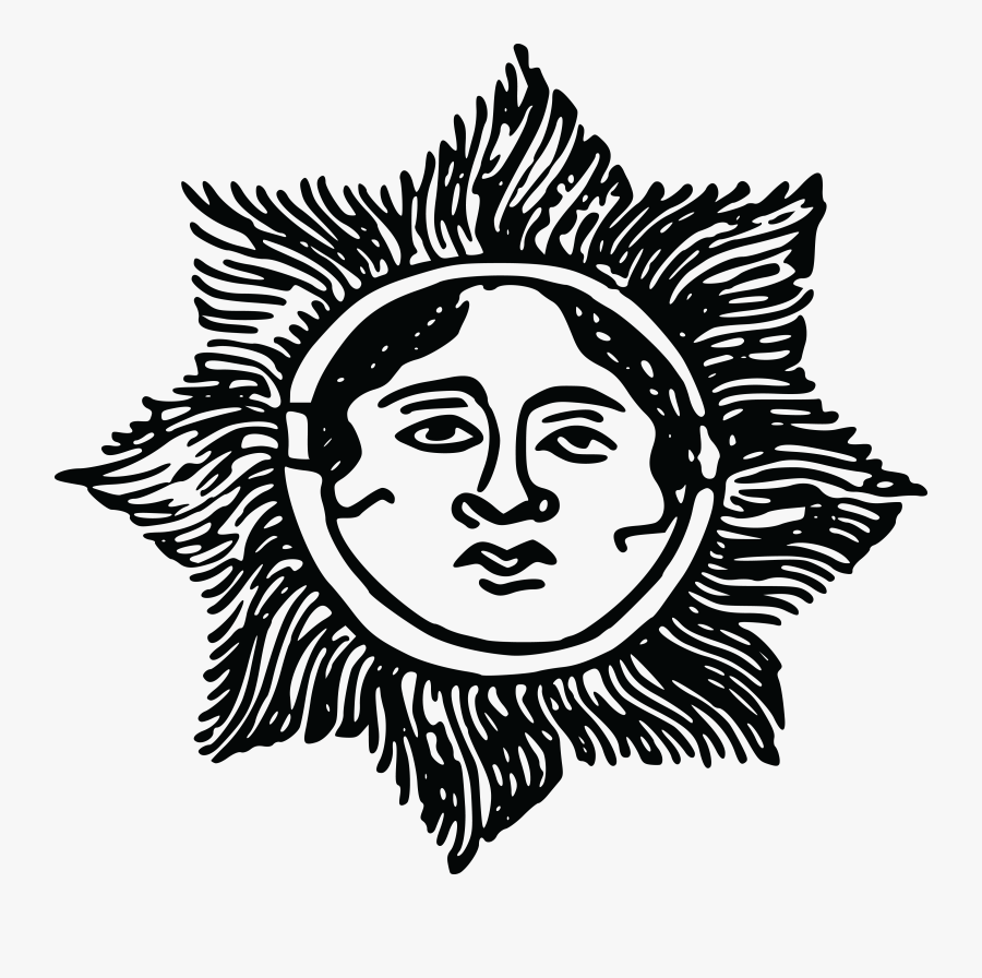 Free Clipart Of A Sun Face - Portable Network Graphics, Transparent Clipart