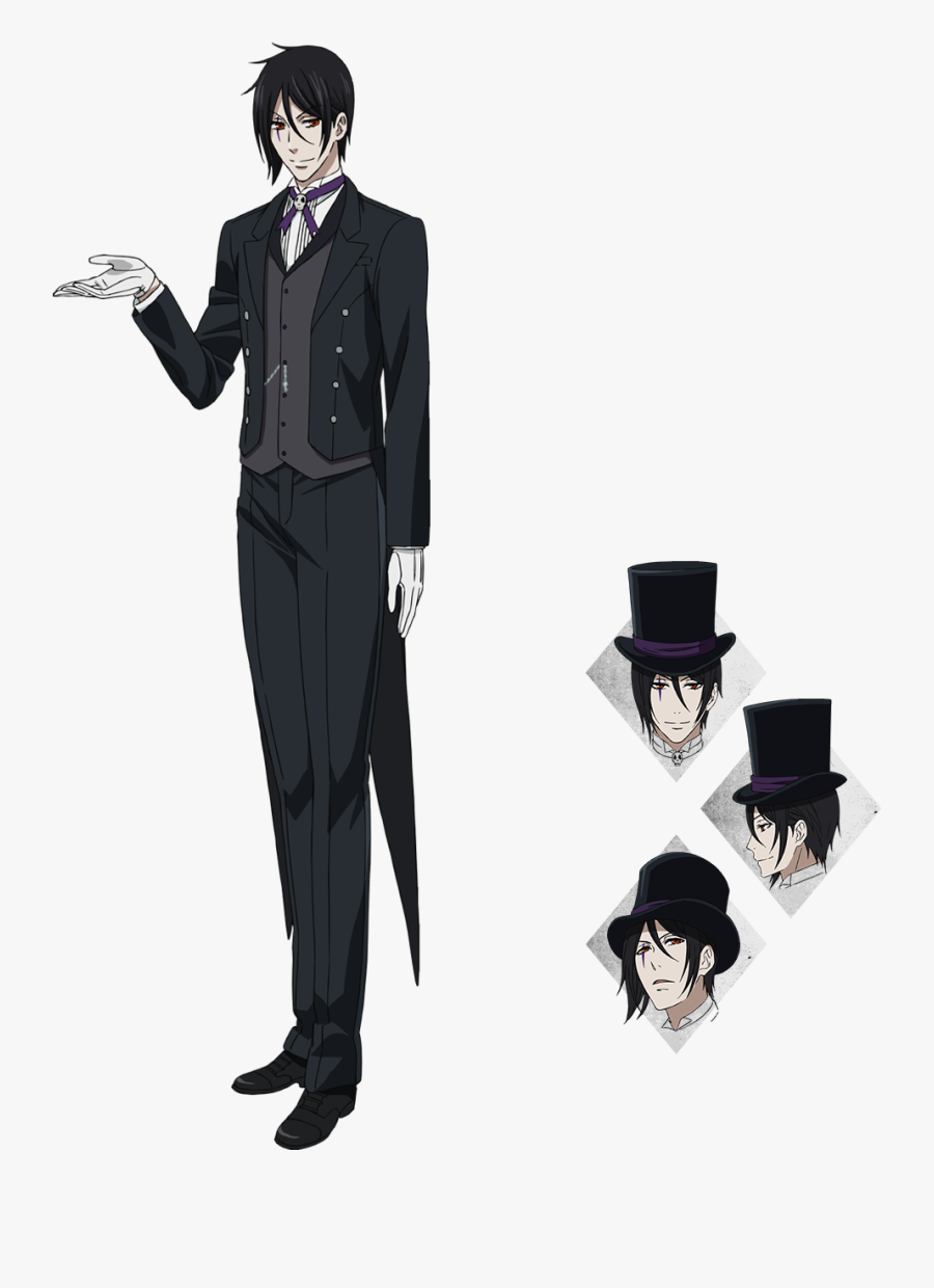 Black Butler Circus Sebastian, Transparent Clipart