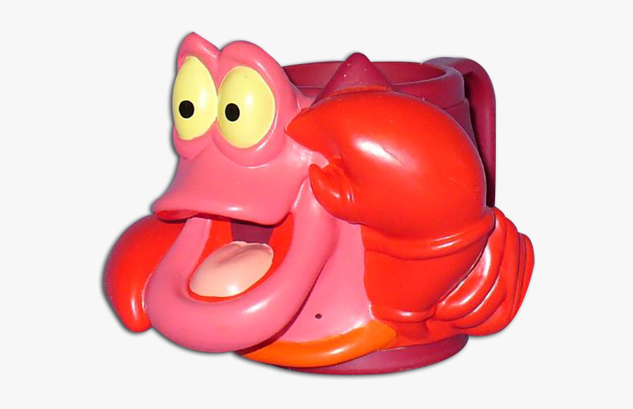 Transparent Little Mermaid Sebastian Png - Little Mermaid Plastic Cup, Transparent Clipart