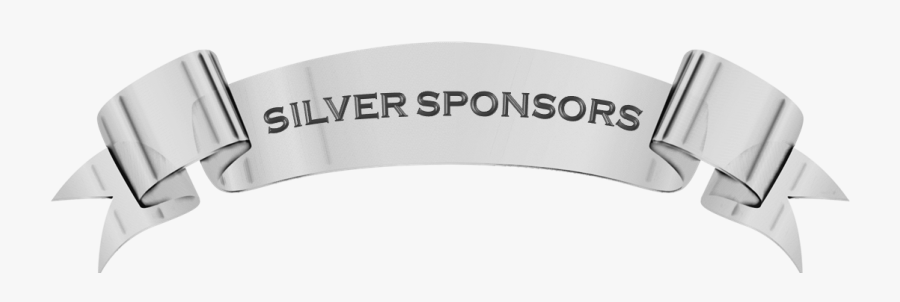 Silver Ribbon Banner Png - Silver Sponsors, Transparent Clipart
