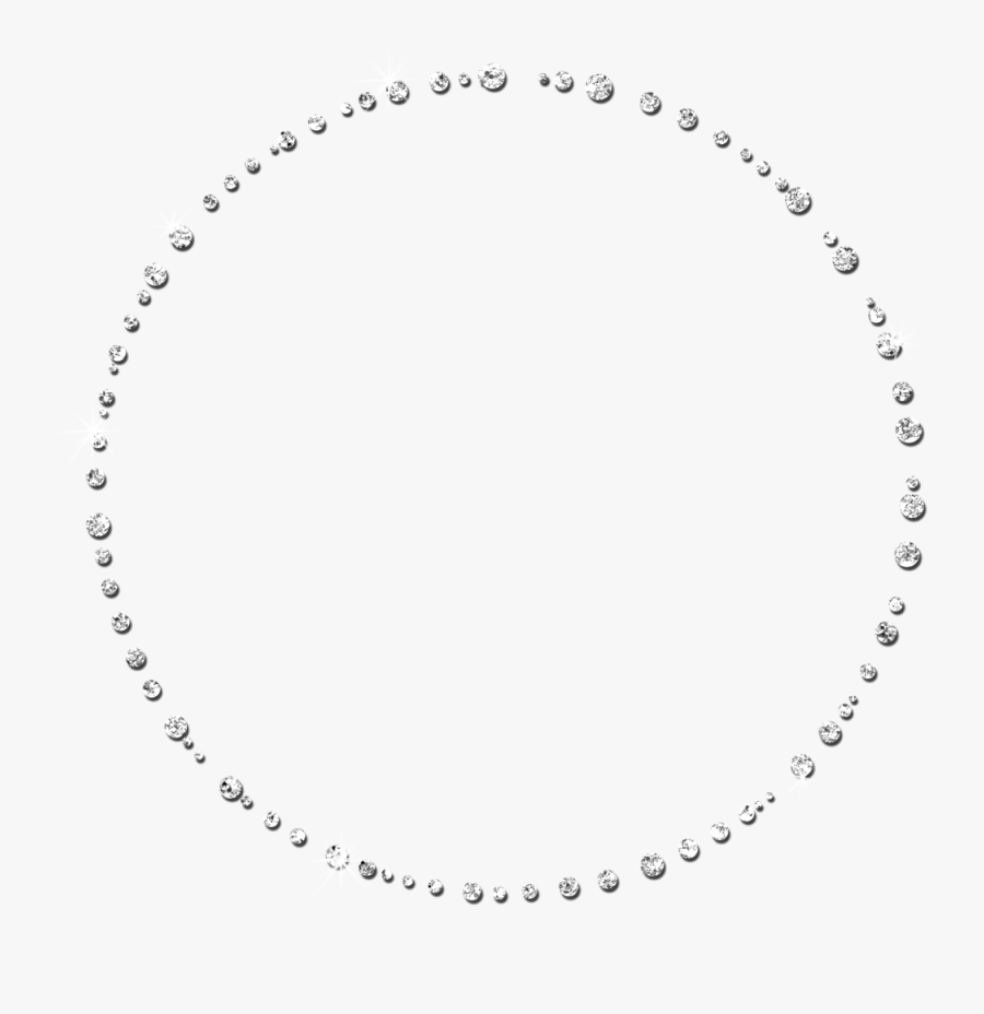 Circle Diamond Border Texture Free Photo Png Clipart - Diamond Ring Border, Transparent Clipart