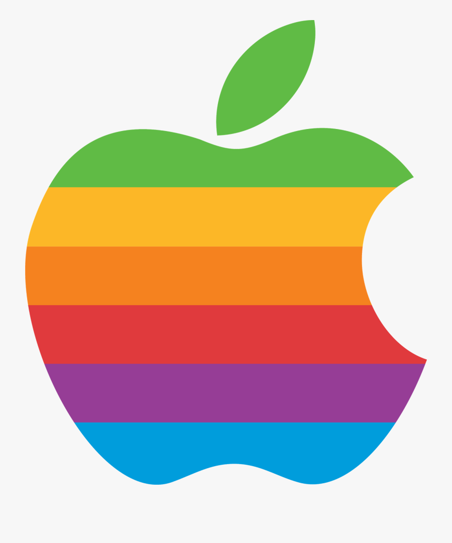 Apple Logo Png Transparent Background - Rainbow Apple Logo, Transparent Clipart