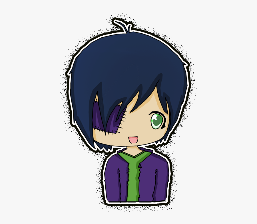 Blue Drawing Emo Transparent Png Clipart Free Download - Cartoon, Transparent Clipart
