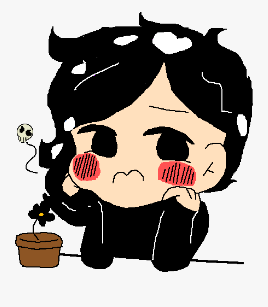 Emo Girl - Cartoon - Emo Cartoon Girl, Transparent Clipart