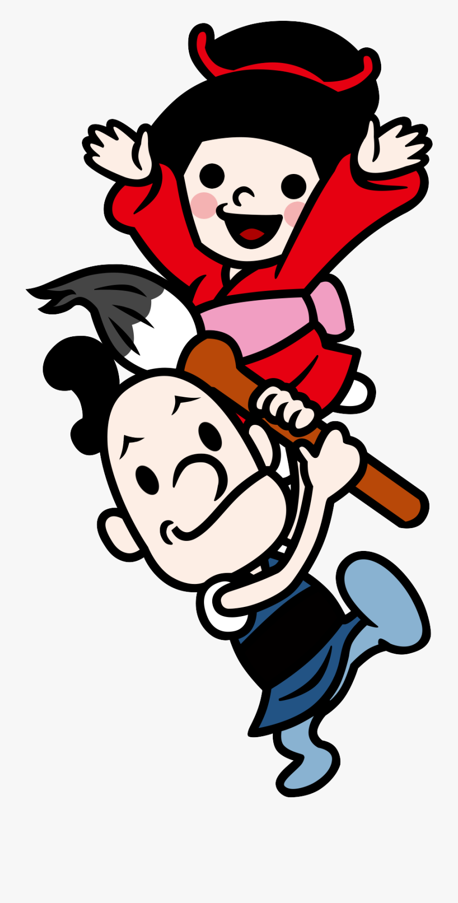 Calligraphy People, Transparent Clipart