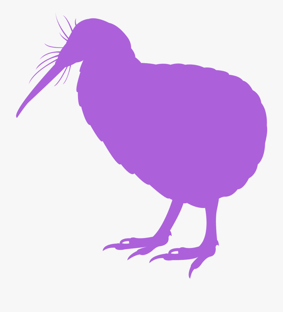 Red Kiwi Bird, Transparent Clipart
