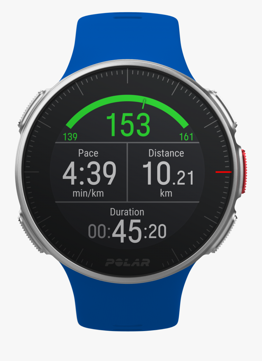 Polar Vantage V Lime, Transparent Clipart