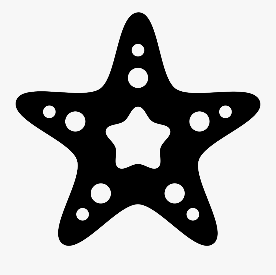 Starfish - Symbol Mark Of The Beast, Transparent Clipart