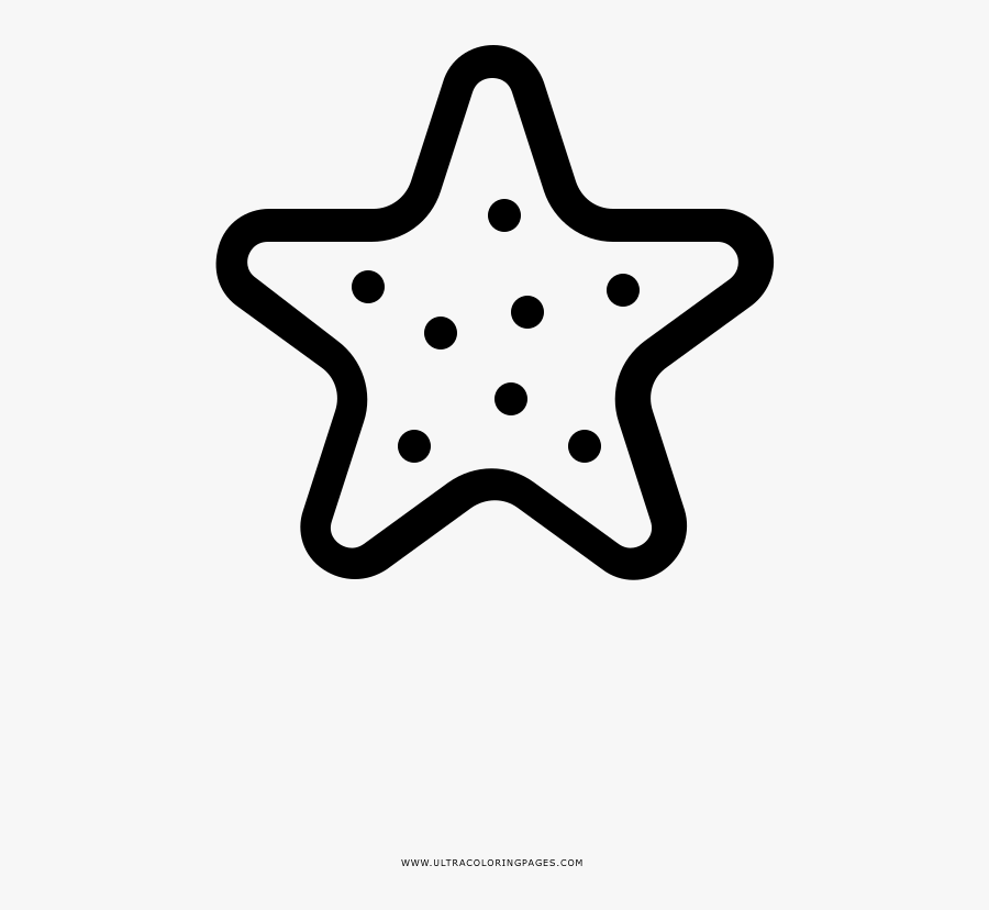 Starfish Coloring Page - Carl's Jr Fuck You I M Eating, Transparent Clipart