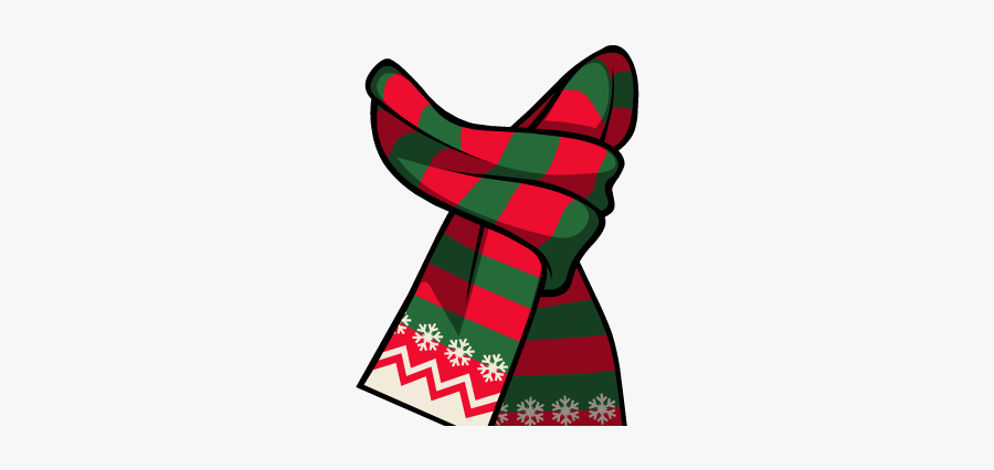 Christmas Scarf Png, Transparent Clipart