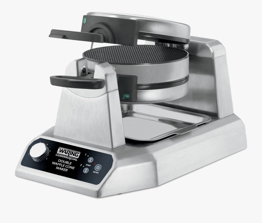 Transparent Waffle Cone Png - Waring Commercial Double Waffle Maker, Transparent Clipart